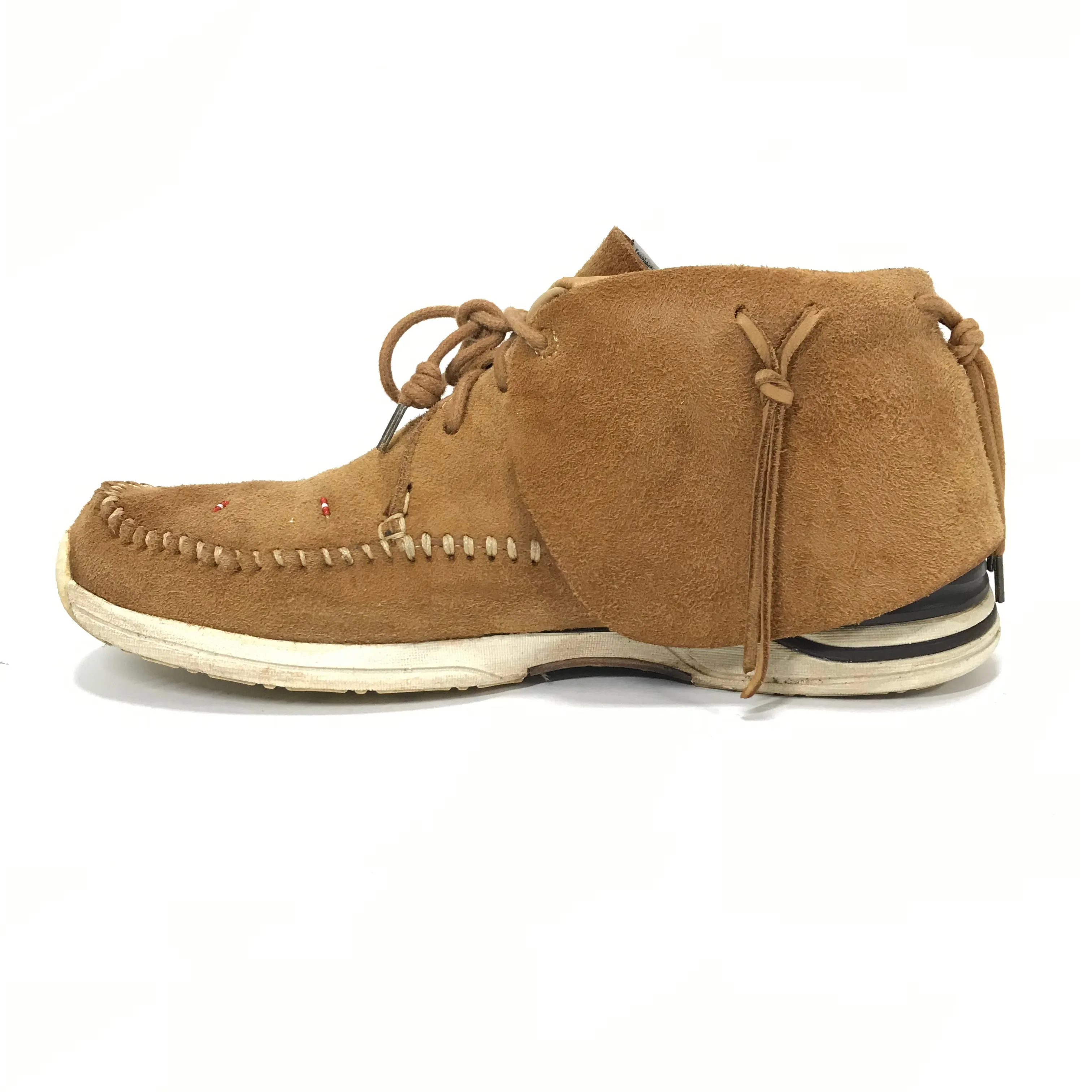 [10] Visvim FBT Lhamo Folk Suede Lt Brown