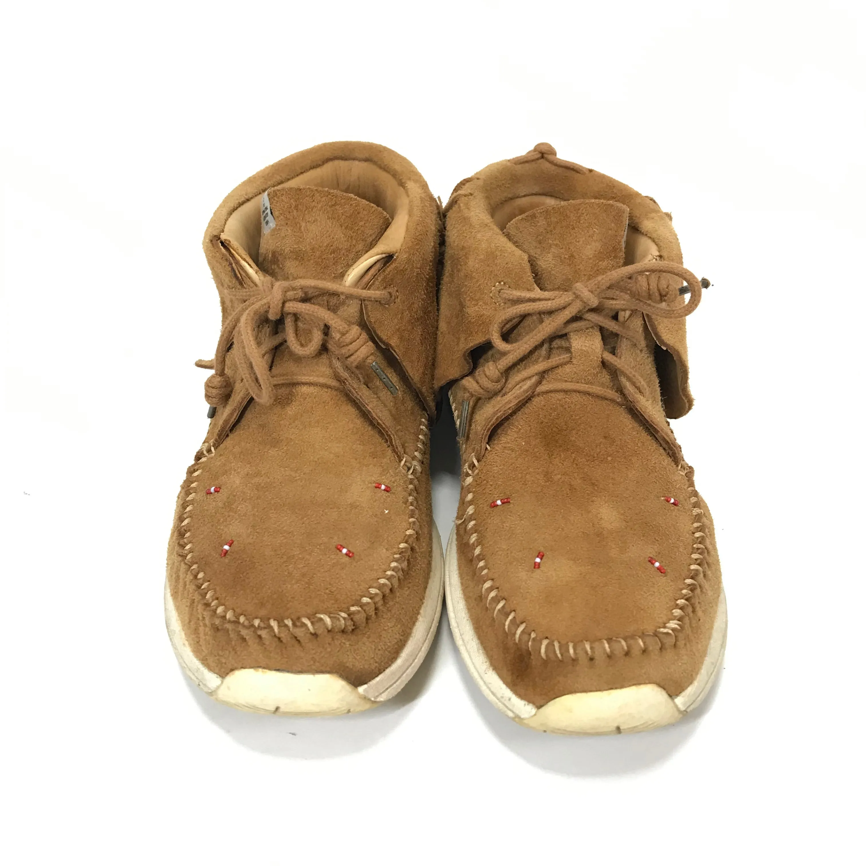 [10] Visvim FBT Lhamo Folk Suede Lt Brown