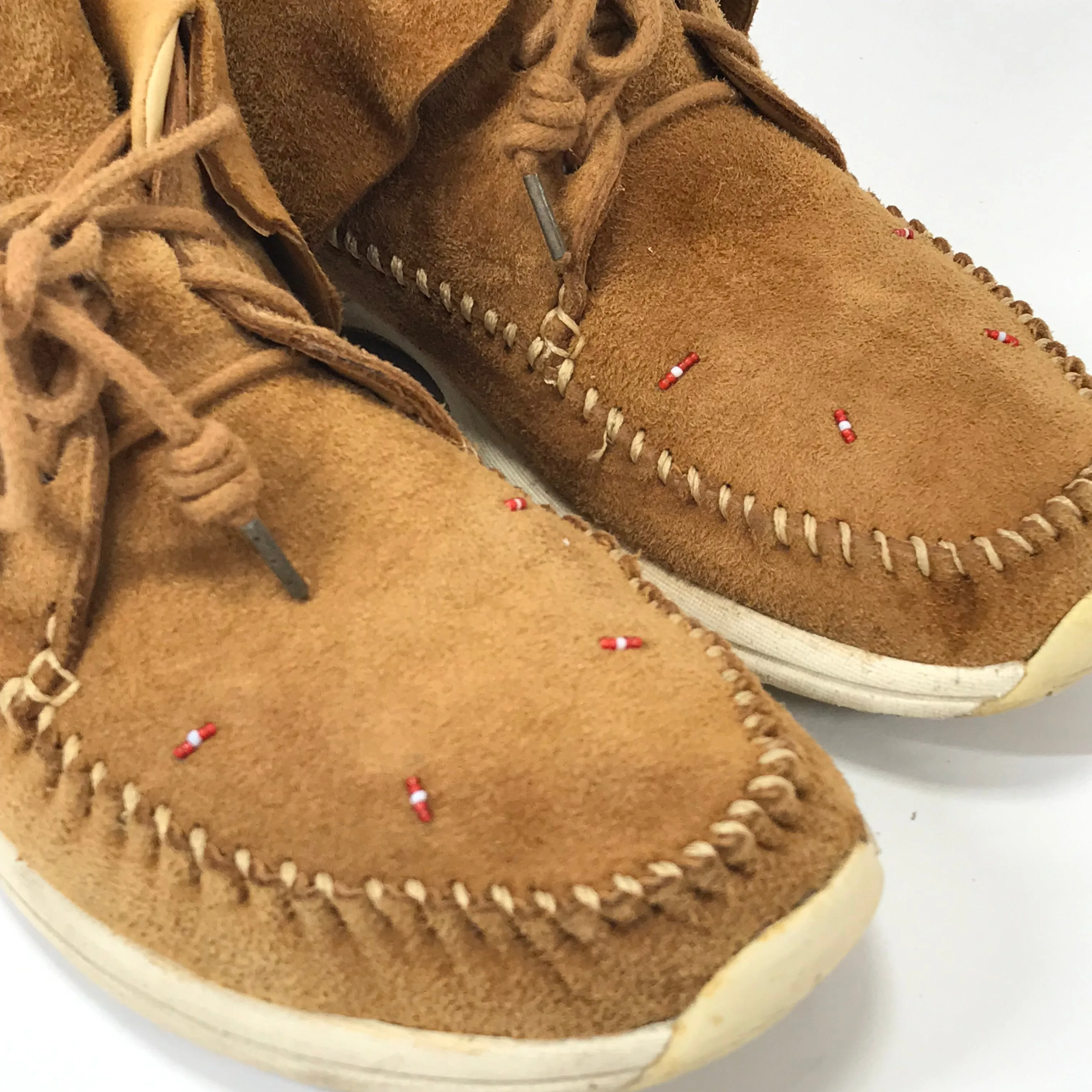 [10] Visvim FBT Lhamo Folk Suede Lt Brown
