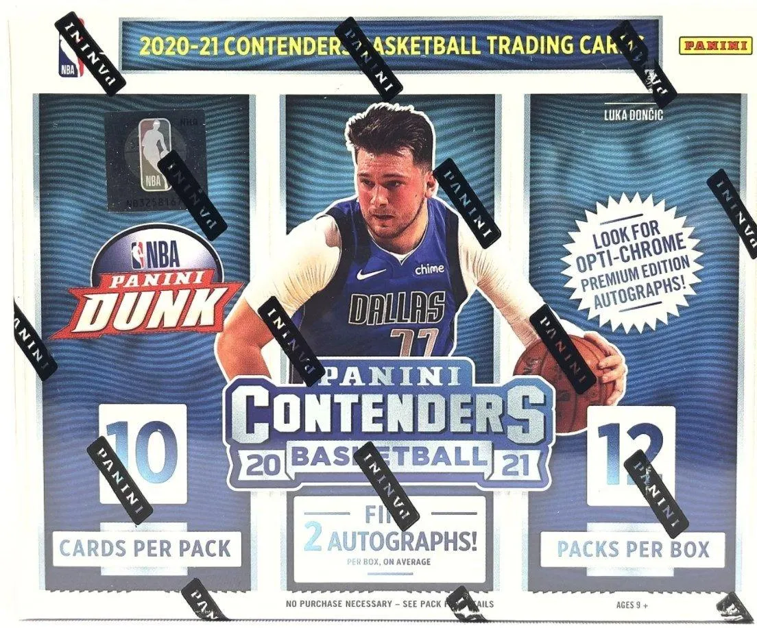 2020-21 Panini Contenders Basketball Hobby Trading Cards