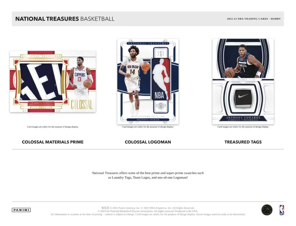 2022-23 Panini National Treasures Basketball Hobby