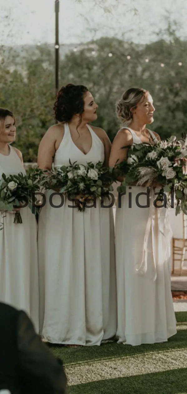 A-line Mismatched Most Popular Beach Long Bridesmaid Dresses WG804