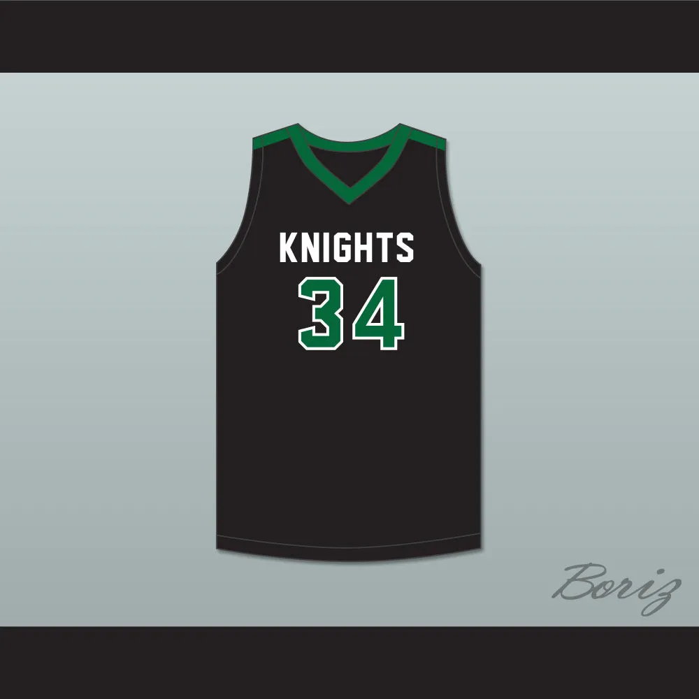Alex Antetokounmpo 34 Dominican High School Knights Black Basketball Jersey 1