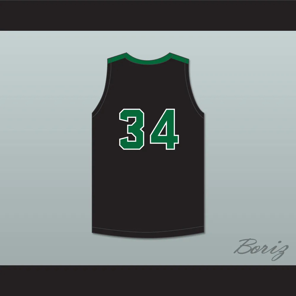 Alex Antetokounmpo 34 Dominican High School Knights Black Basketball Jersey 1