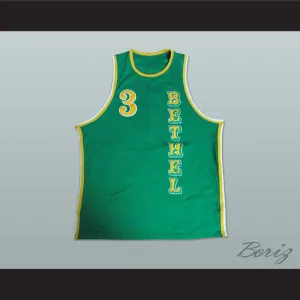 Allen Iverson 3 Bethel High School Green Basketball Jersey