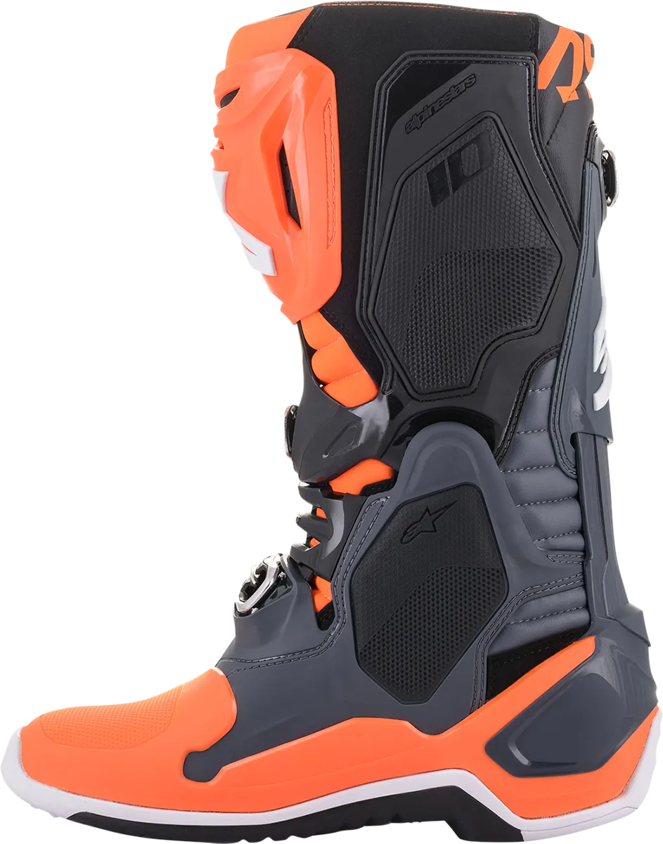ALPINESTARS(MX) Tech 10 Boots - Gray/Orange/Black/White