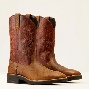 Ariat Men's Ridgeback 11" Square Toe Western Work Boot- Tan- 10050961