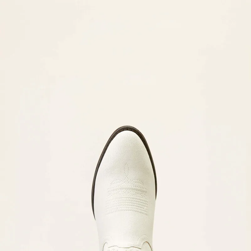 Ariat® Women's Heritage R Toe StretchFit Western Boots - Distressed Ivory