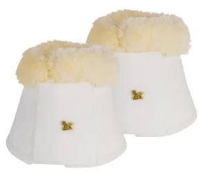 Aubenhausen Over Reach Boots with Wool White