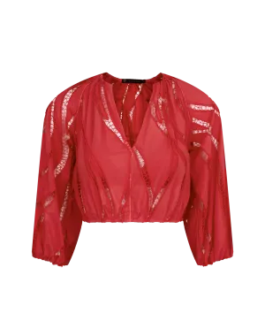 Babi Blouse - Raspberry