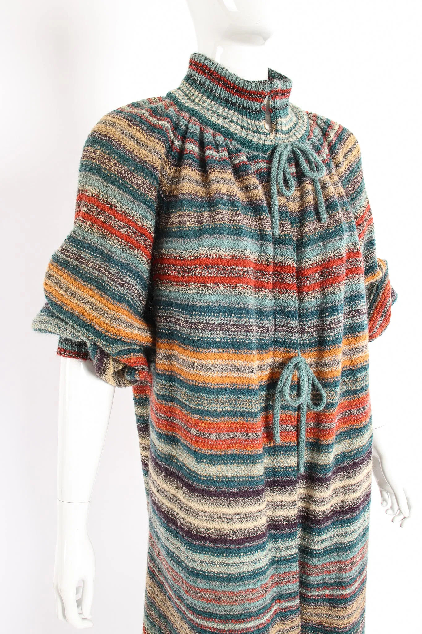 Balloon Sleeve Sweater Duster