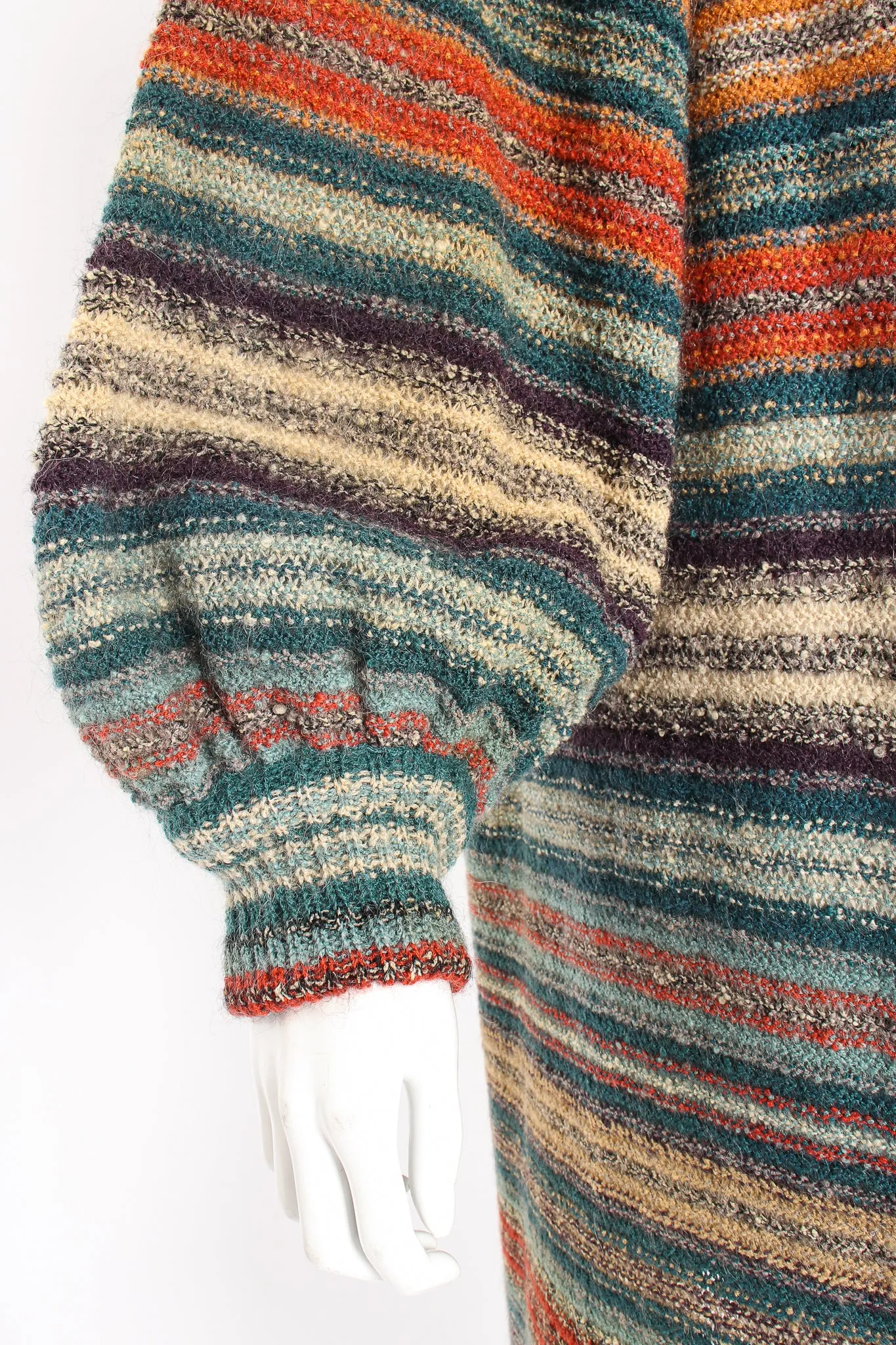 Balloon Sleeve Sweater Duster