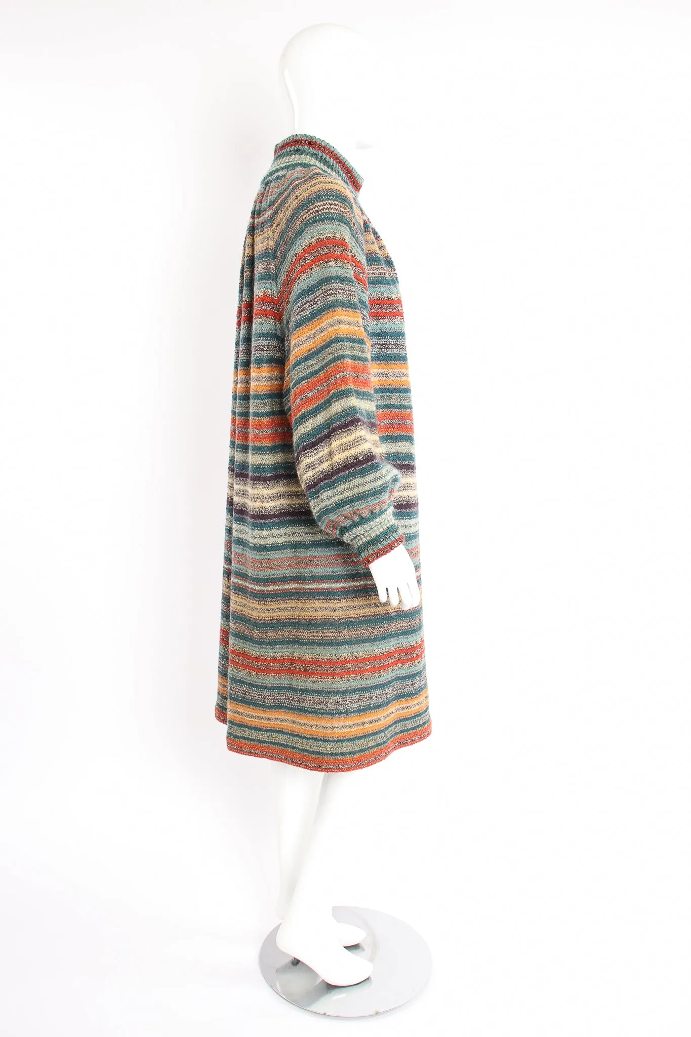 Balloon Sleeve Sweater Duster