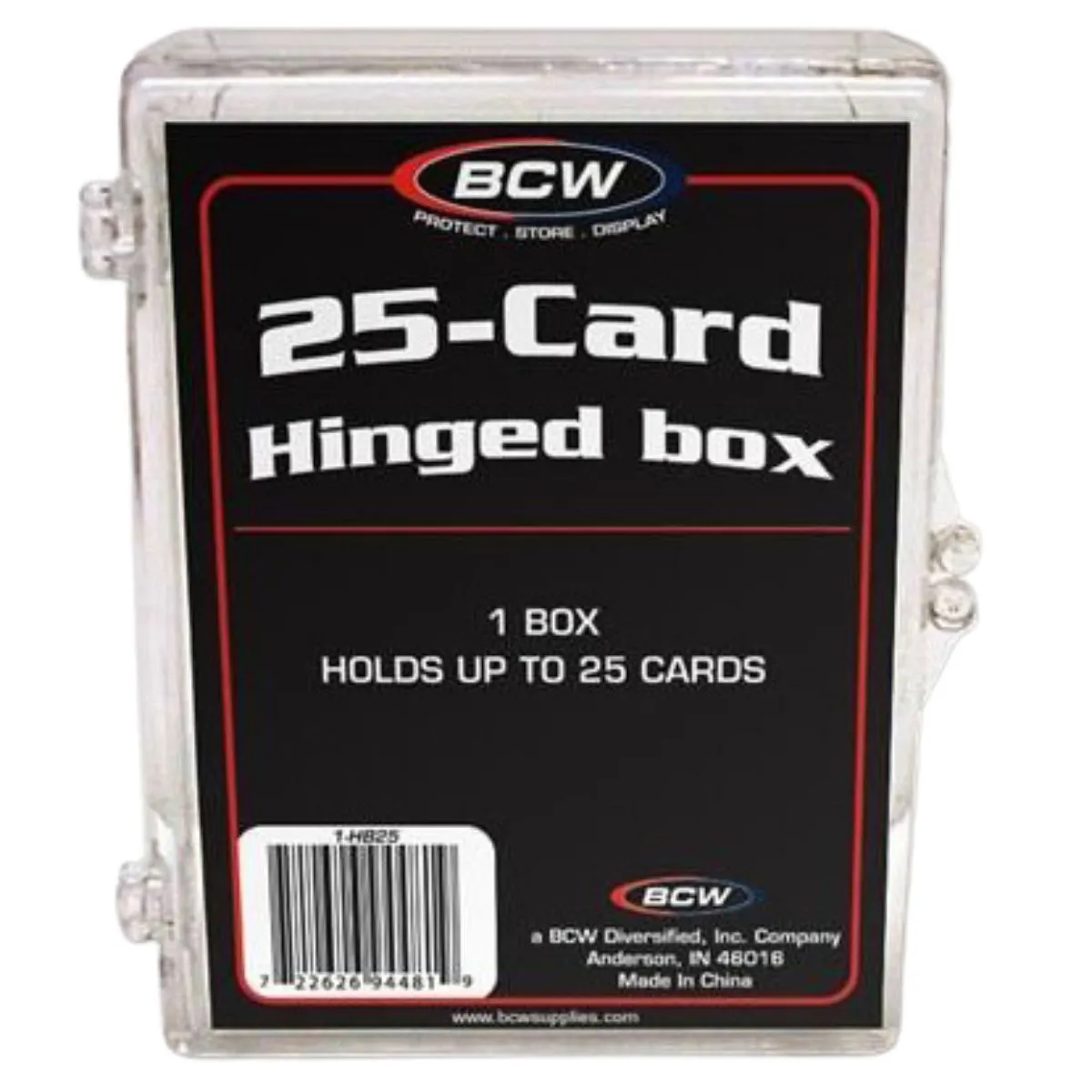 BCW Hinged Box 25 Count