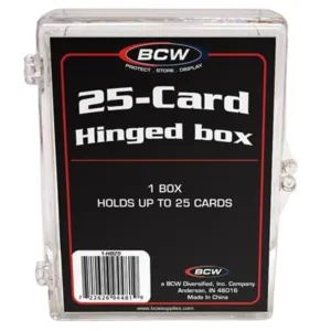 BCW Hinged Box 25 Count