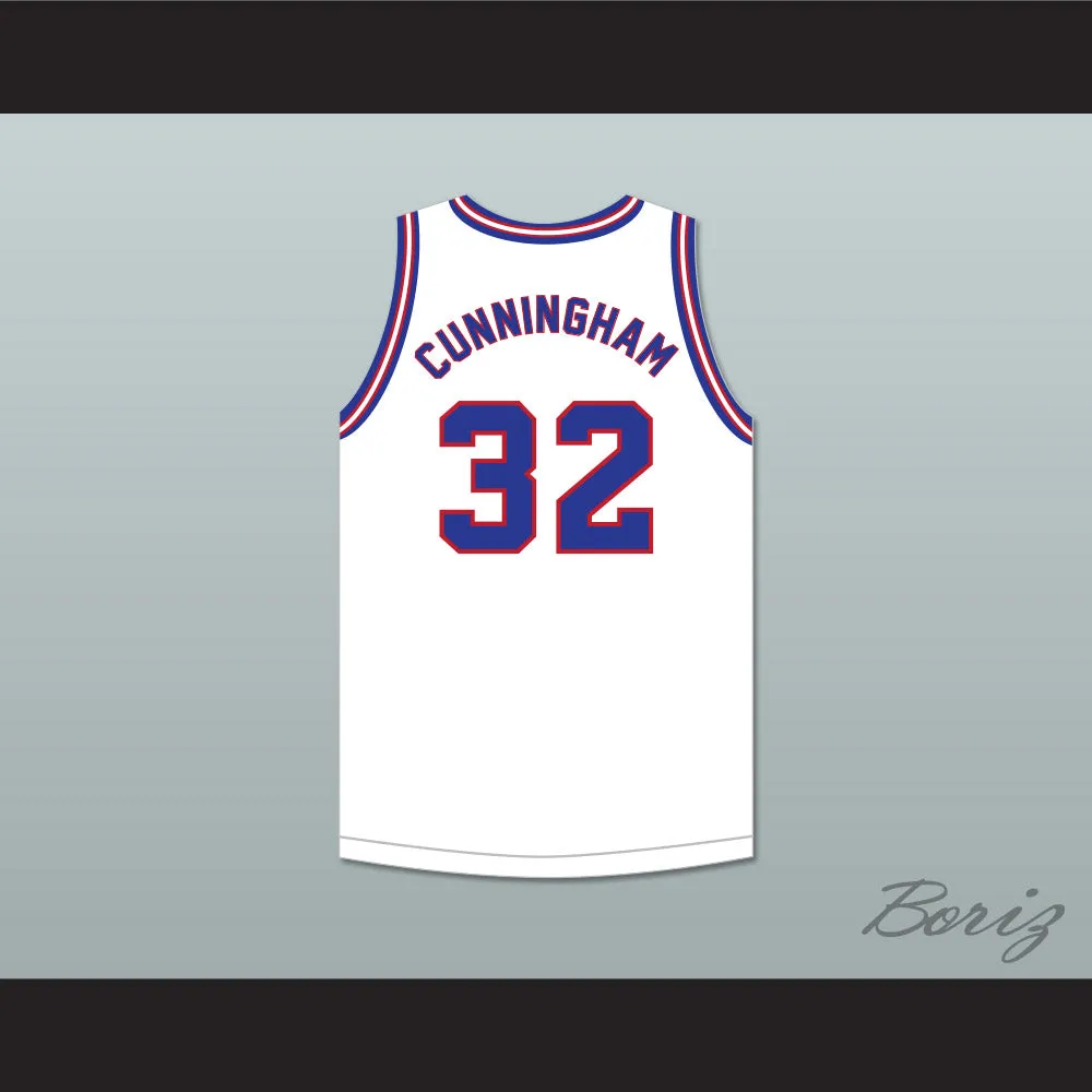 Billy Cunningham 32 Erasmus Hall High School White Basketball Jersey