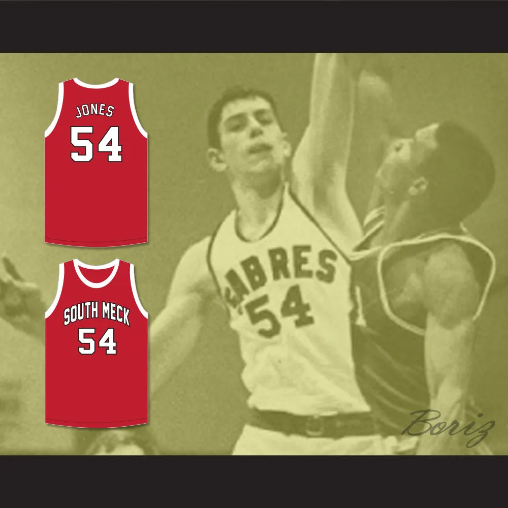 Bobby Jones 54 South Mecklenburg High School Sabres Red Basketball Jersey