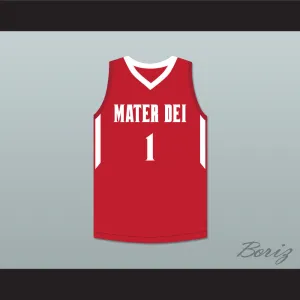 Bol Bol 1 Mater Dei High School Red Basketball Jersey 1