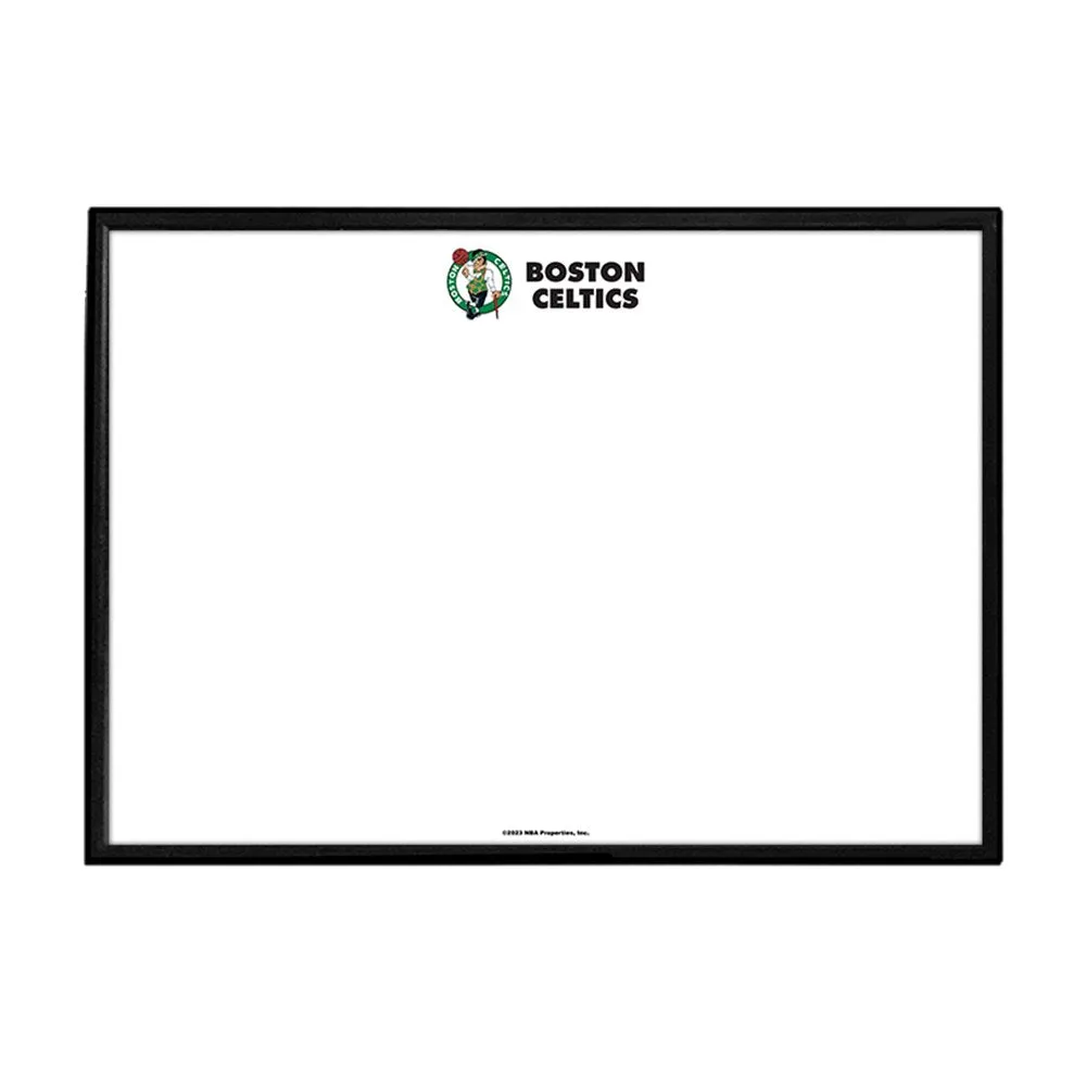 Boston Celtics: Framed Dry Erase Wall Sign