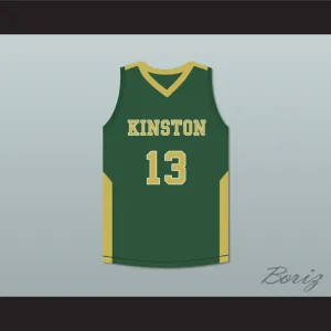 Brandon Ingram 13 Kinston High School Vikings Green Basketball Jersey