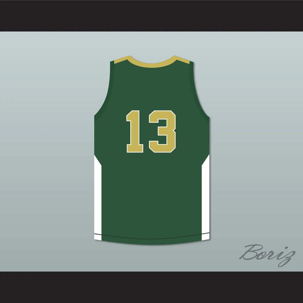 Brandon Ingram 13 Kinston High School Vikings Green Basketball Jersey