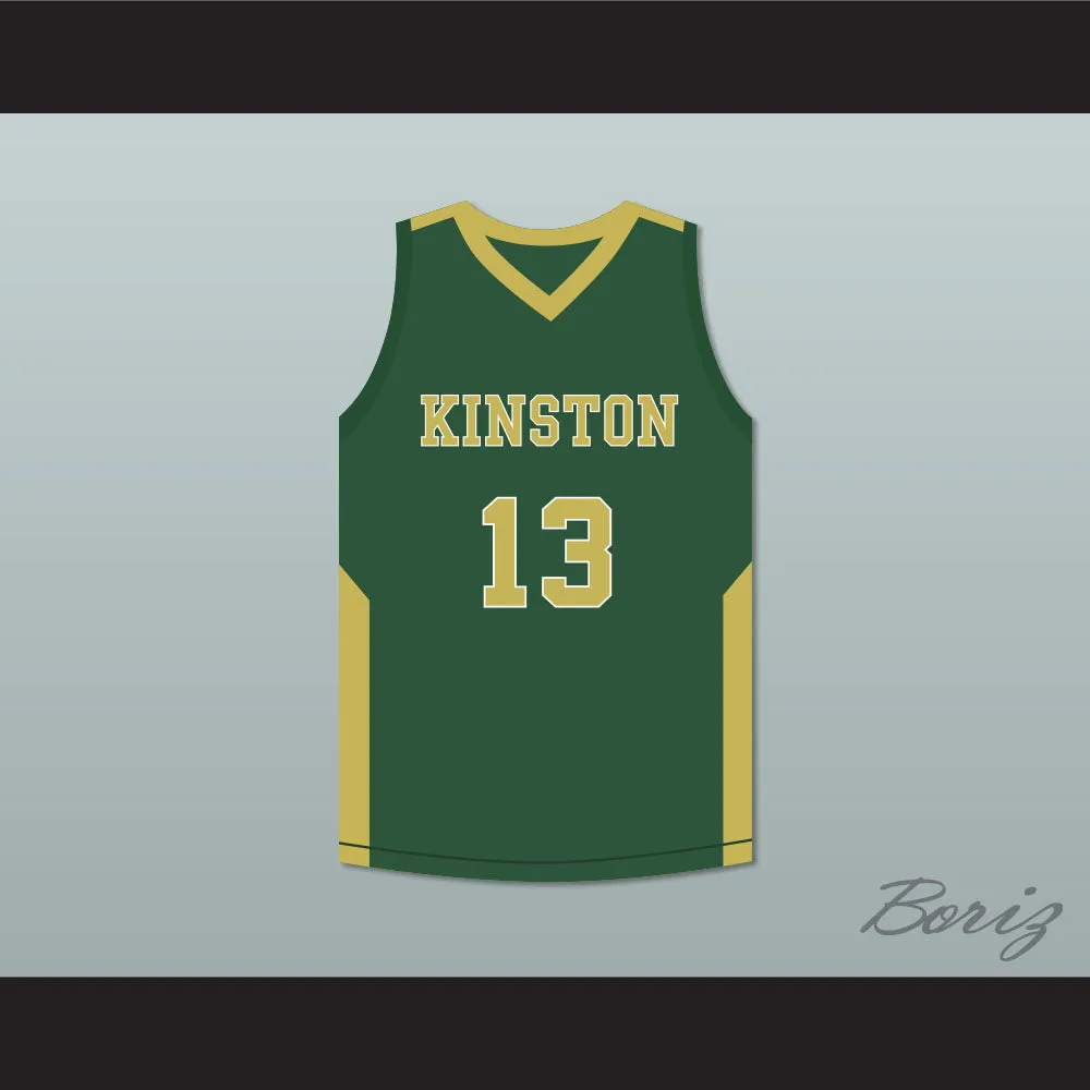Brandon Ingram 13 Kinston High School Vikings Green Basketball Jersey