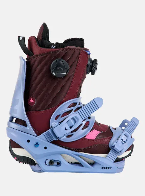 Burton Lexa Snowboard Bindings Womens Slate Blue