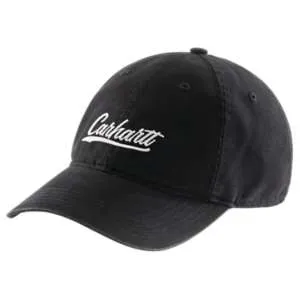 Canvas Script Canvas Cap - Black 105247