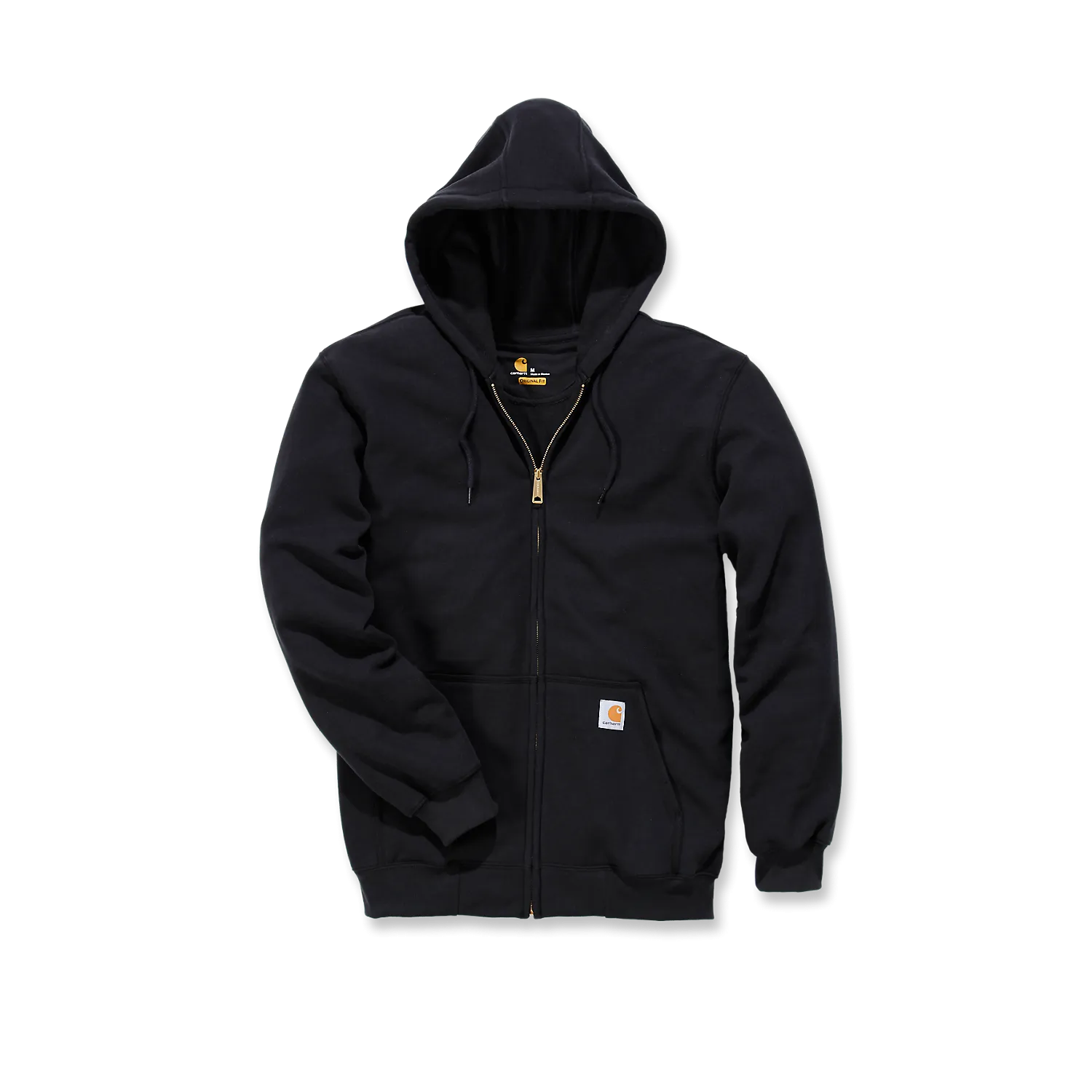 Carhartt Hooded sweatshirt with zipper K122 - Black