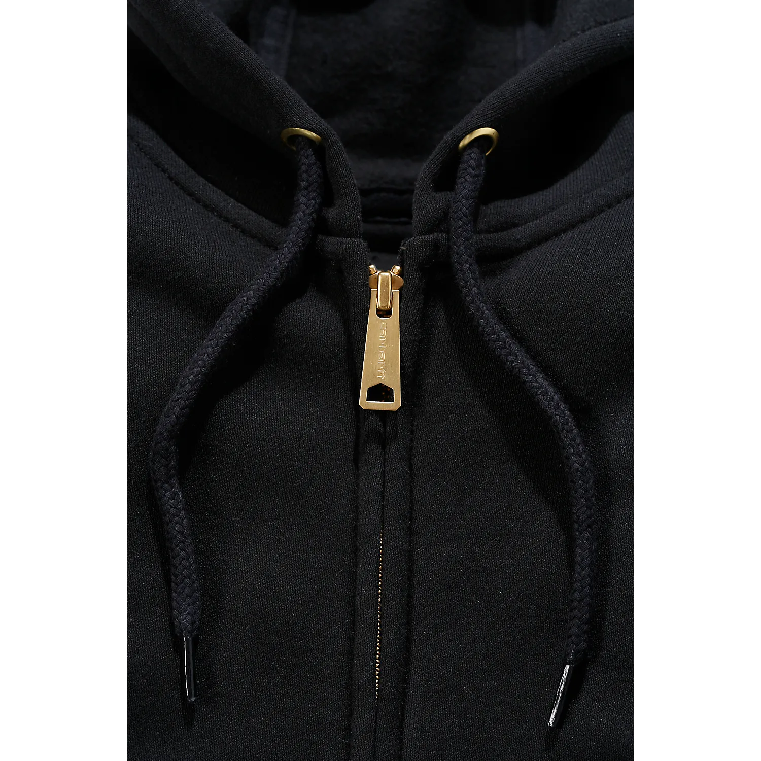 Carhartt Hooded sweatshirt with zipper K122 - Black