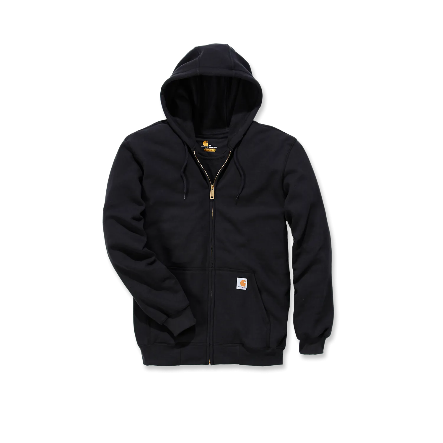 Carhartt Hooded sweatshirt with zipper K122 - Black