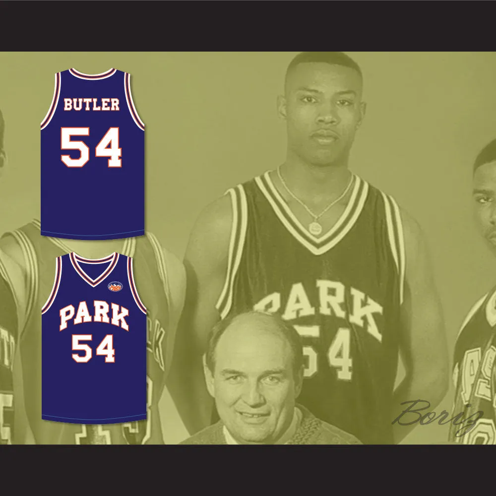 Caron Butler 54 Racine Park Panthers Basketball Jersey with Patch