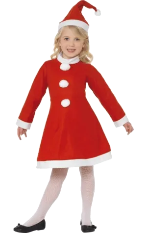 Childrens Santa Girl Costume