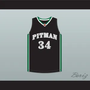 Colin Kaepernick 34 John H. Pitman High School Pride Black Basketball Jersey 2