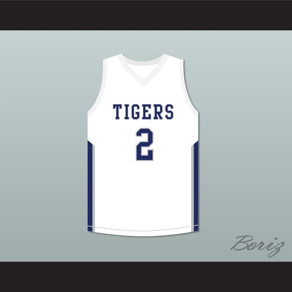 Devin Booker 2 Moss Point High School White Basketball Jersey