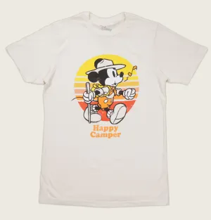 DISNEY MICKEY MOUSE Happy Camper Unisex T-shirt