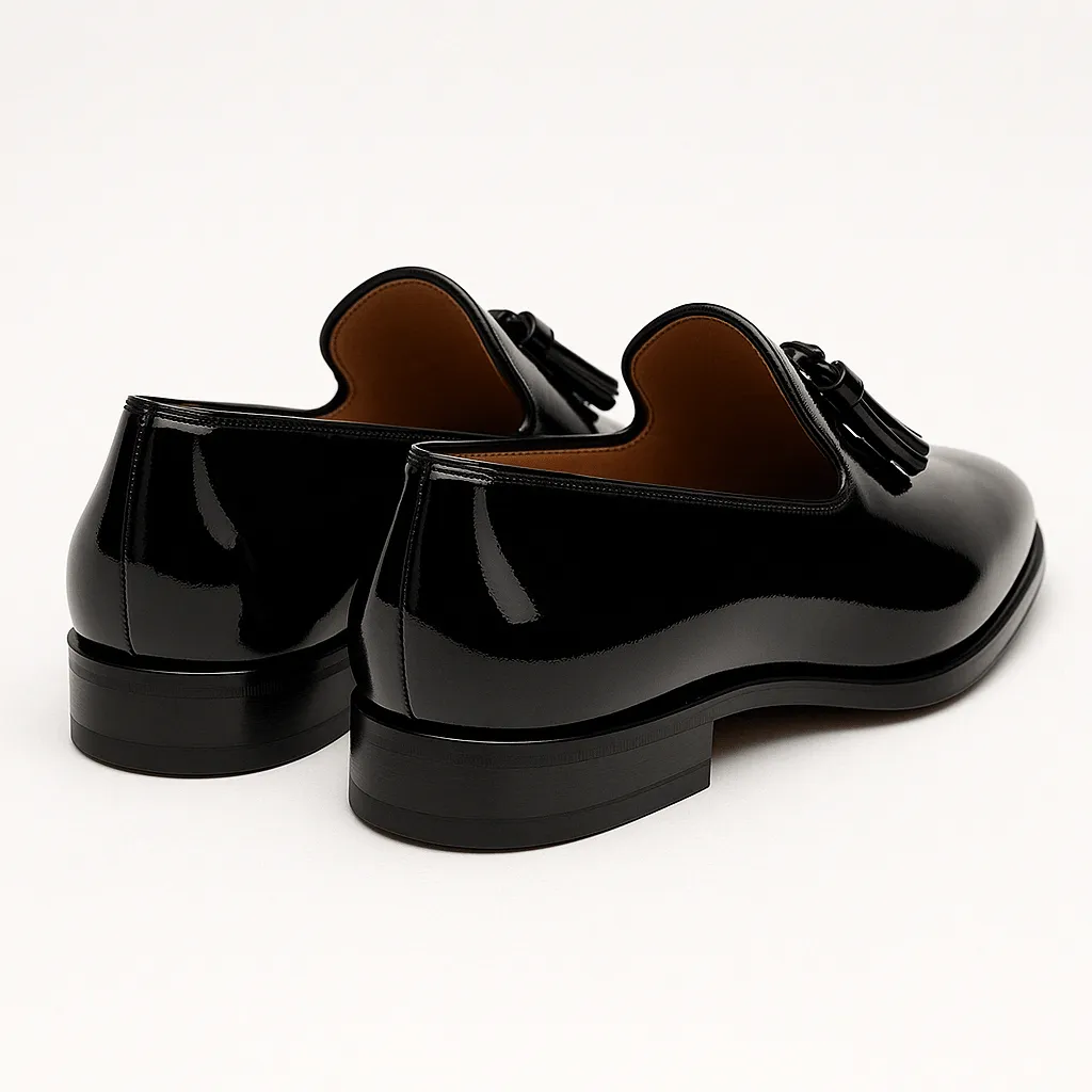 Domoir | Shiny Leather Loafers