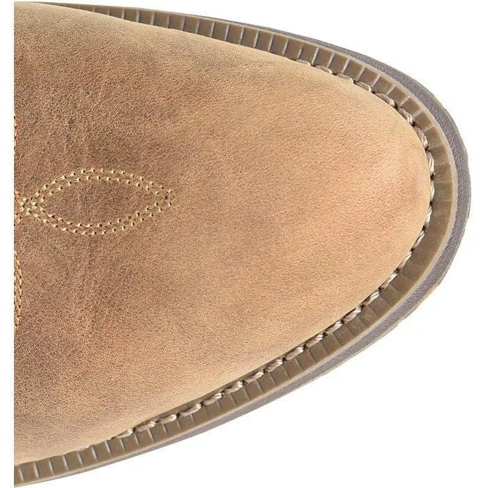 Double H Men's Garza 12" Composite Toe Waterproof Western Work Boot - Brown - DH4159