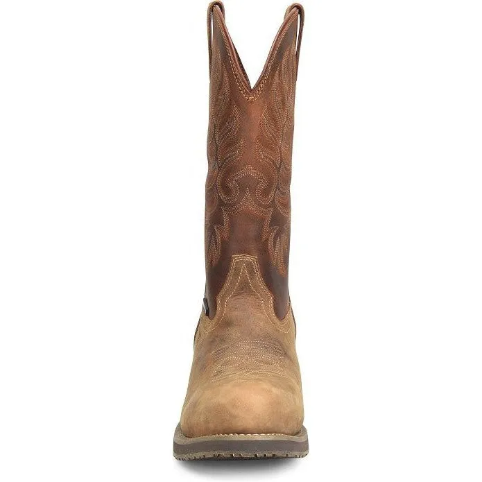 Double H Men's Garza 12" Composite Toe Waterproof Western Work Boot - Brown - DH4159
