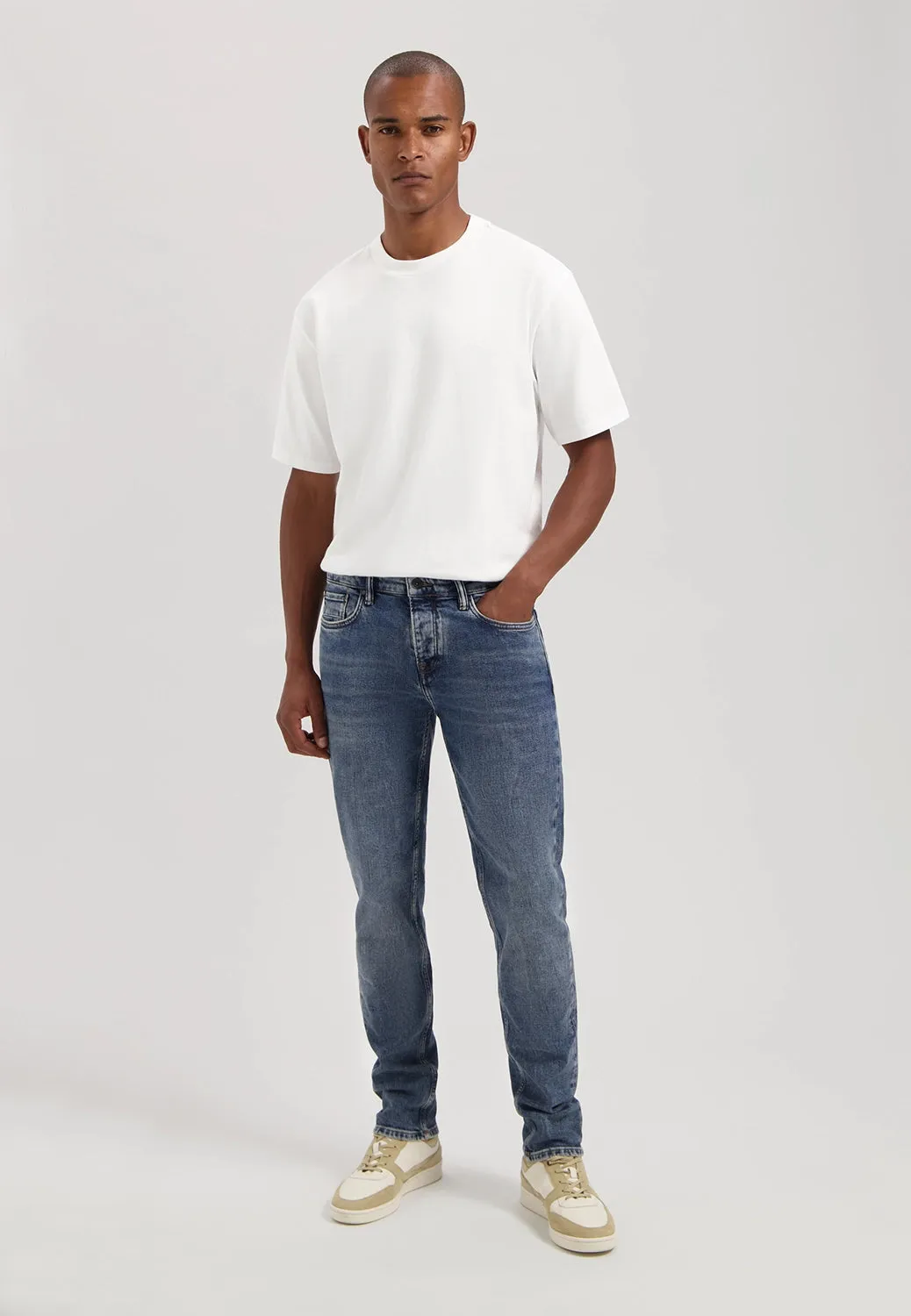 DSTREZZED SIR B TAPERED FIT NUUK DENIM JEAN 551414