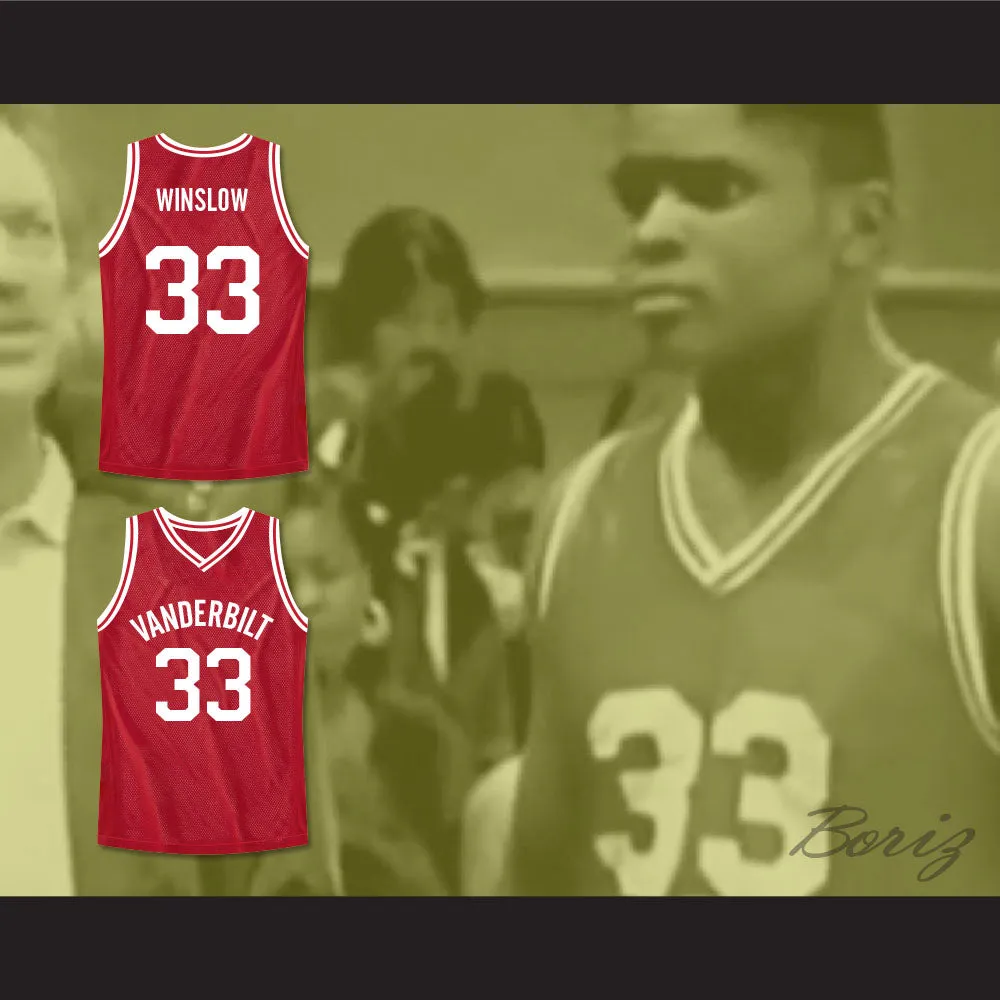 Family Matters Eddie Winslow 33 Vanderbilt Muskrats High School Basketball Jersey
