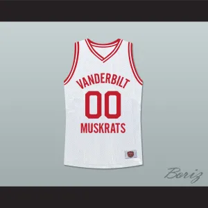 Family Matters Steve Urkel 00 Vanderbilt Muskrats High School White Basketball Jersey Deluxe Edition 2