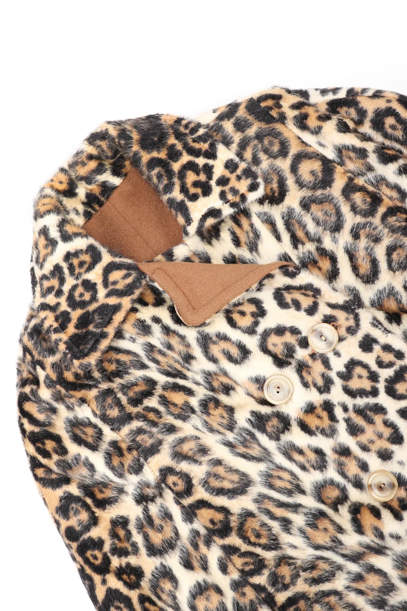 Faux Leopard Reversible Cape