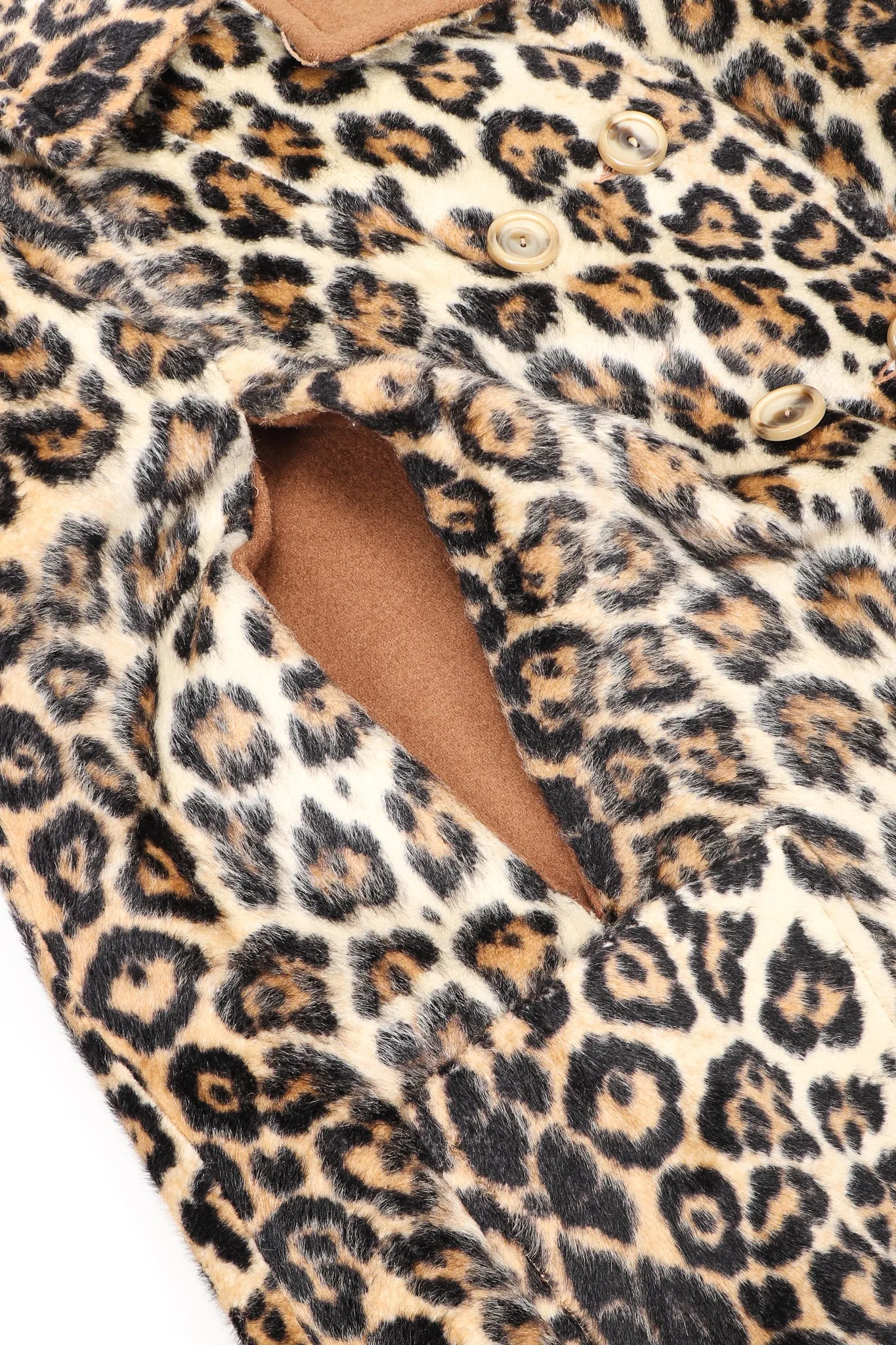 Faux Leopard Reversible Cape
