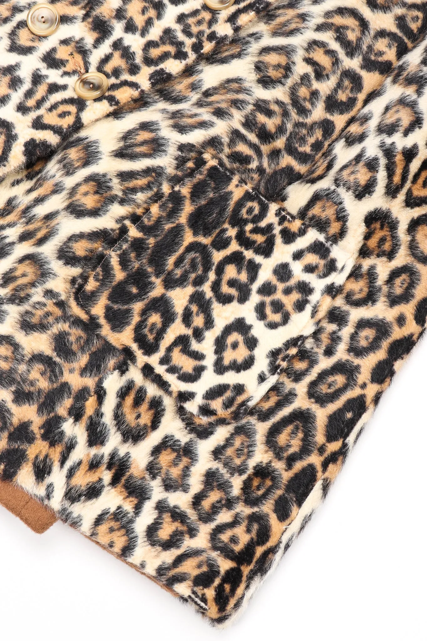 Faux Leopard Reversible Cape