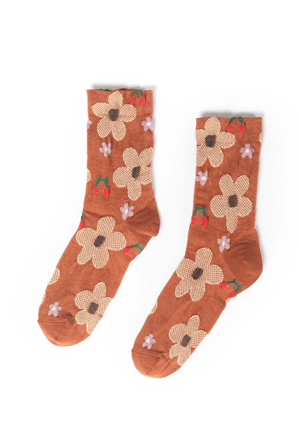 Floral Multi Color Socks