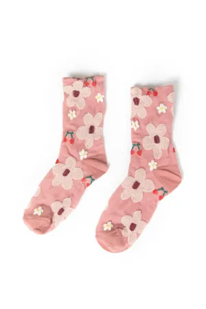 Floral Multi Color Socks