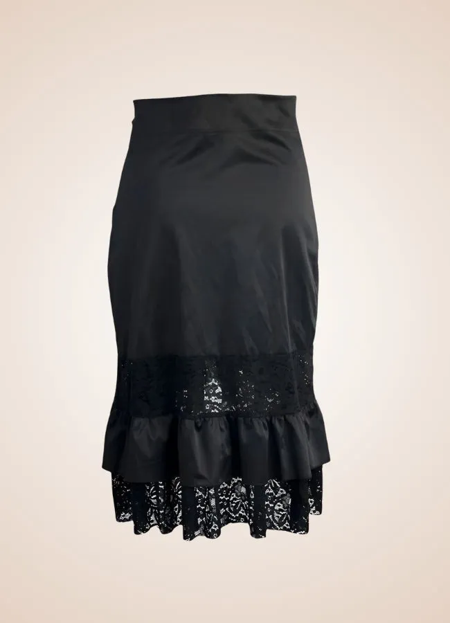 Front Buckle Steampunk Skirt