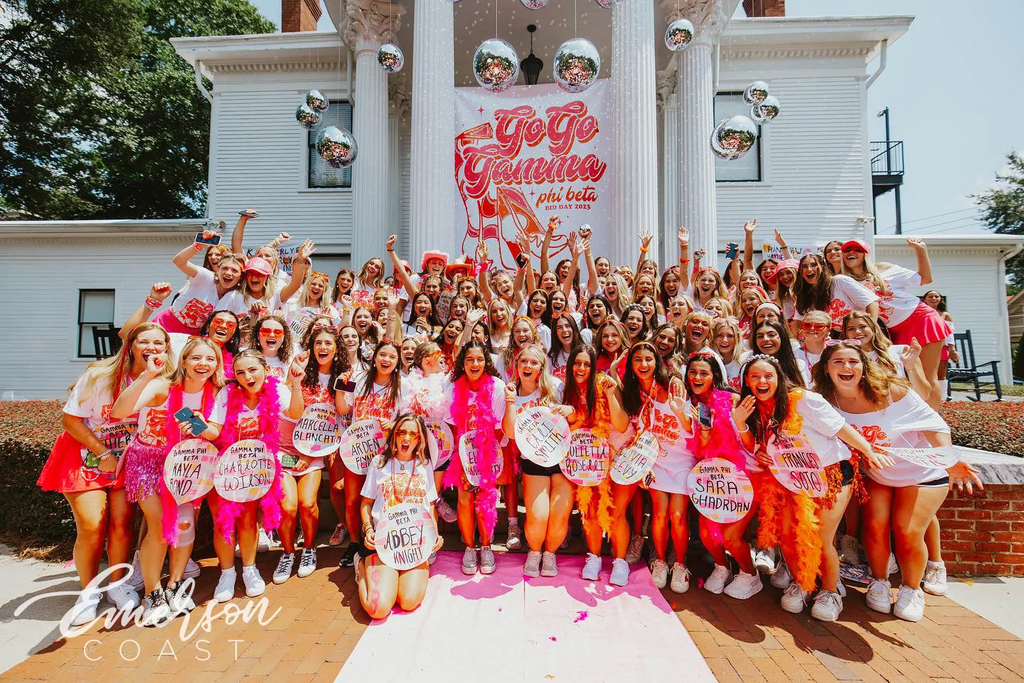 Gamma Phi Beta Go Go Gphi Bid Day Tee