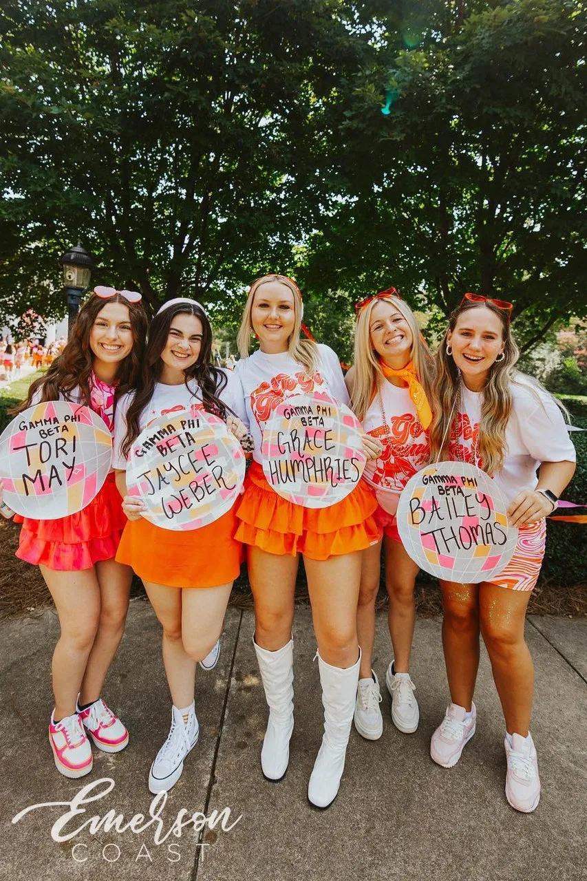 Gamma Phi Beta Go Go Gphi Bid Day Tee